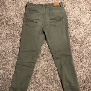 Aeropostale High Waisted Jegging - Olive Green